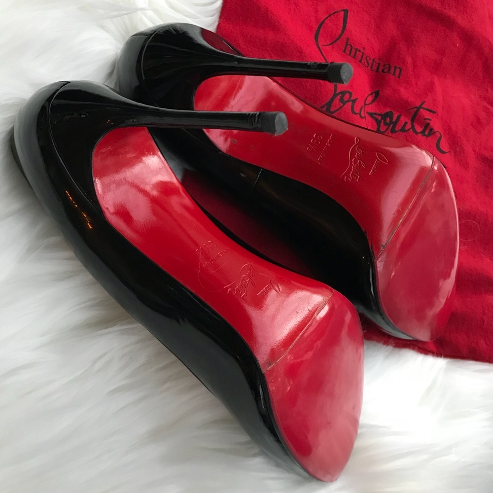Sold ❣️ CHRISTIAN LOUBOUTIN ❣️ ELISA PATENT 100mm - Picture 3 of 8